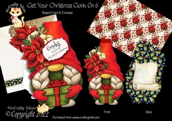Get Your Christmas Gonk On 6 Shaped Card Mini Kit