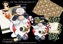 Get Your Christmas Gonk On 7 Shaped Card Mini Kit