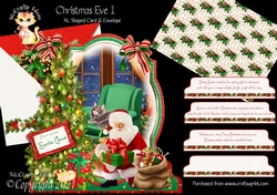 Christmas Eve 1 XL Shaped Card Kit