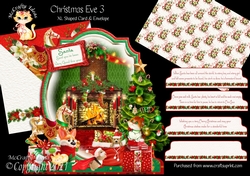 Christmas Eve 3 XL Shaped Card Kit