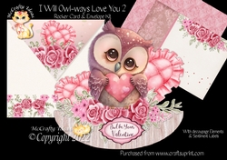 I Will Owl-ways Love You 2 Rocker Card