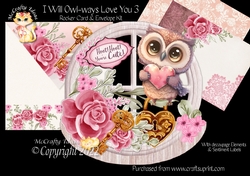 I Will Owl-ways Love You 3 Rocker Card