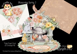 Blossoming Spring 3 Triple Easel Card Kit