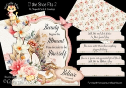 If the Shoe Fits 2 XL Shaped Card Kit