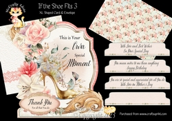 If the Shoe Fits 3 XL Shaped Card Kit