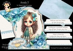 Amelia 5 XL Shaped Card Kit