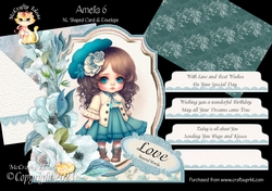 Amelia 6 XL Shaped Card Kit