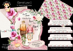 Eternal Love 1 XL Shaped Card Kit