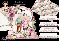 Eternal Love 2 XL Shaped Card Kit