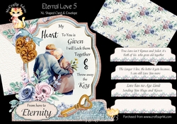 Eternal Love 5 XL Shaped Card Kit