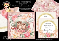 Animal Magnetism 5 7.75x7.75 Simply Cards