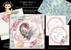 Dragon Heart 4 7.75x7.75 Simply Cards