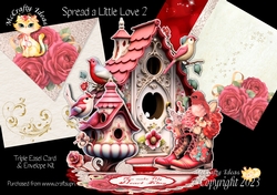 Spread a Little Love 2 Triple Easel
