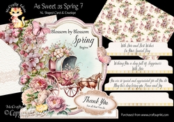 As Sweet As Spring 7 XL Shaped Card Kit