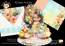 As Sweet As Easter 2 Triple Easel