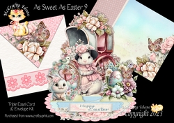 As Sweet As Easter 9 Triple Easel