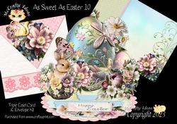 As Sweet As Easter 10 Triple Easel
