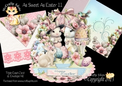 As Sweet As Easter 11 Triple Easel