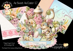 As Sweet As Easter 12 Triple Easel