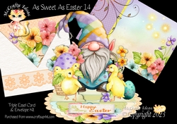 As Sweet As Easter 14 Triple Easel