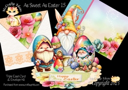 As Sweet As Easter 15 Triple Easel