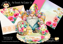 As Sweet As Easter 16 Triple Easel