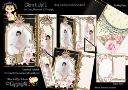 Glam it Up 1 Simply Cards & Bookmark Mini Kit