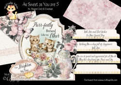 As Sweet as You are 5 XL Shaped Card Kit