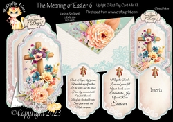 The Meaning of Easter 6 - Upright Z-fold Tag Card Mini Kit