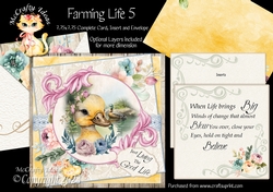 Farming Life 5 7.75x7.75 Simply Cards