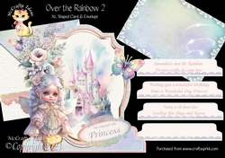 Over the Rainbow 2 XL Shaped Card Kit