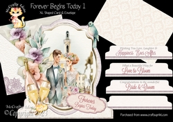 Forever Begins Today 1 XL Shaped Card Kit