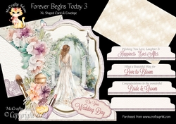 Forever Begins Today 3 XL Shaped Card Kit