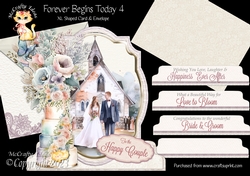 Forever Begins Today 4 XL Shaped Card Kit