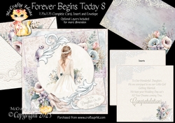 Forever Begins Today 8 7.75x7.75 Simply Cards