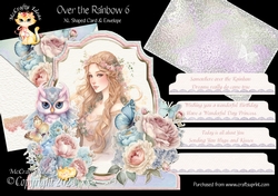 Over the Rainbow 6 XL Shaped Card Kit