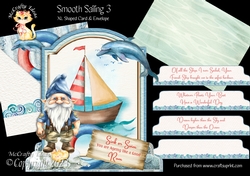 Smooth Sailing 2 XL Shaped Card Kit