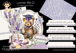 Lavender Bliss 10 XL Shaped Card Kit