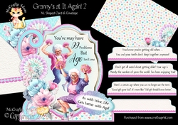 Grannys at it Again 2 XL Shaped Card Kit