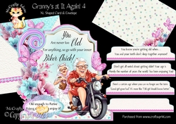 Grannys at it Again 4 XL Shaped Card Kit