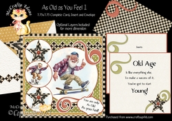 As Old as You Feel 1 7.75x7.75 Simply Cards