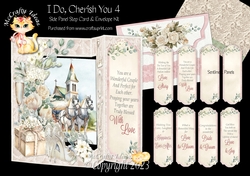 I Do Cherish You 4 - Side Panel Step Card & Envelope Kit