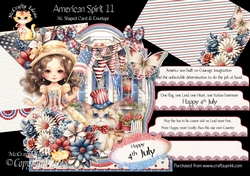 American Spirit 11 XL Shaped Card Kit