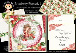 Strawberry Rhapsody 1 7.75x7.75 Simply Cards