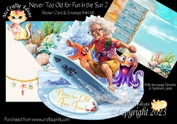 Never too Old for Fun in the Sun 2 Rocker Card