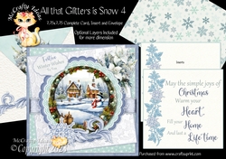 All that Glitters is Snow 4  7.75x7.75 Simply Cards 