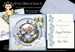 All that Glitters is Snow 8  7.75x7.75 Simply Cards 