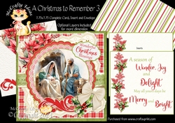 A Christmas to Remember 3 7.75x7.75 Simply Cards