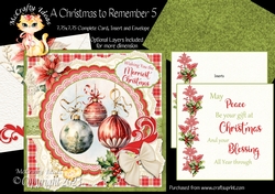 A Christmas to Remember 5  7.75x7.75 Simply Cards 