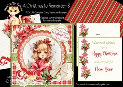 A Christmas to Remember 8 7.75x7.75 Simply Cards